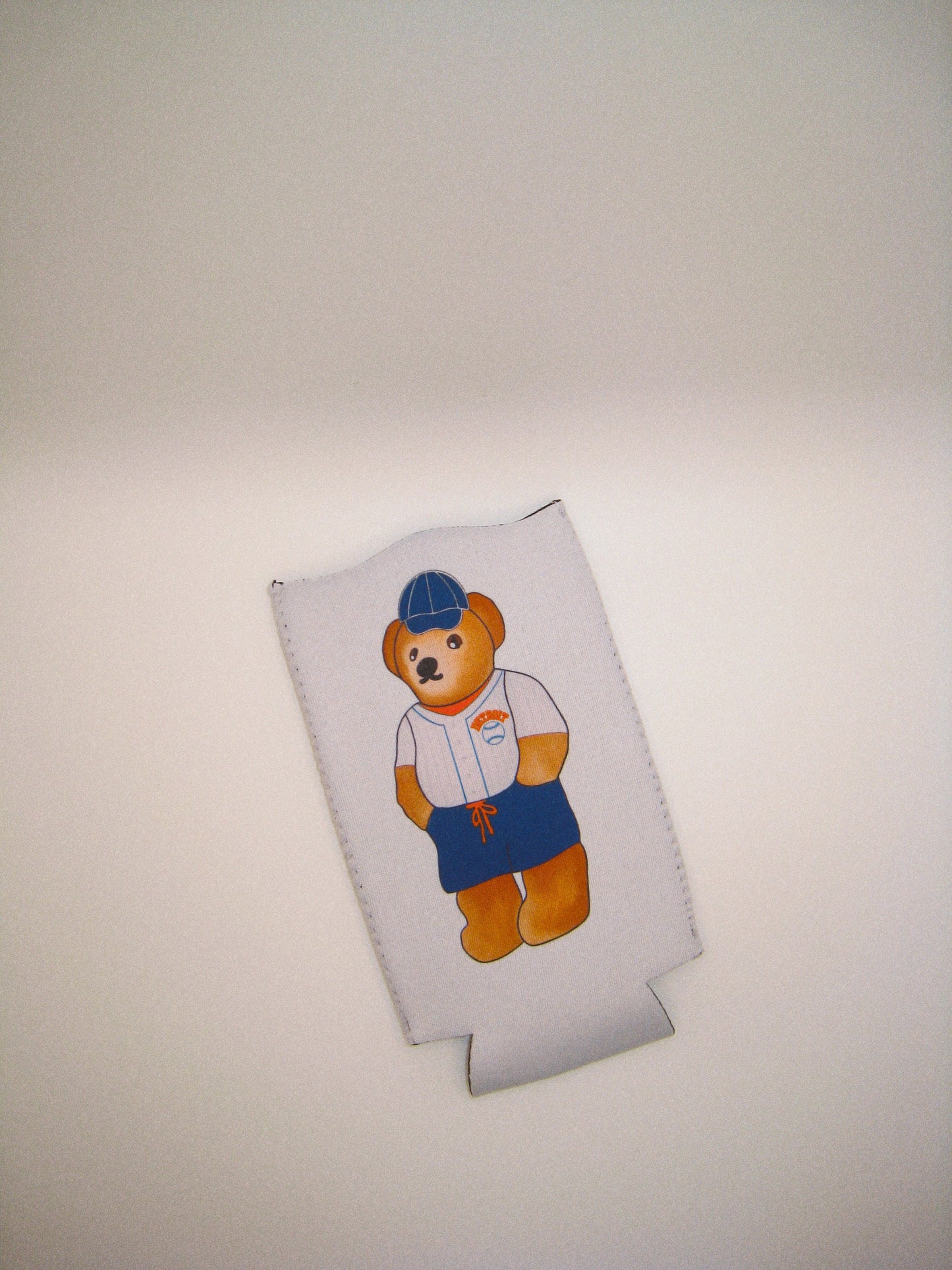 Detroit Tigers Teddy Drink Koozie - Slim 12 oz