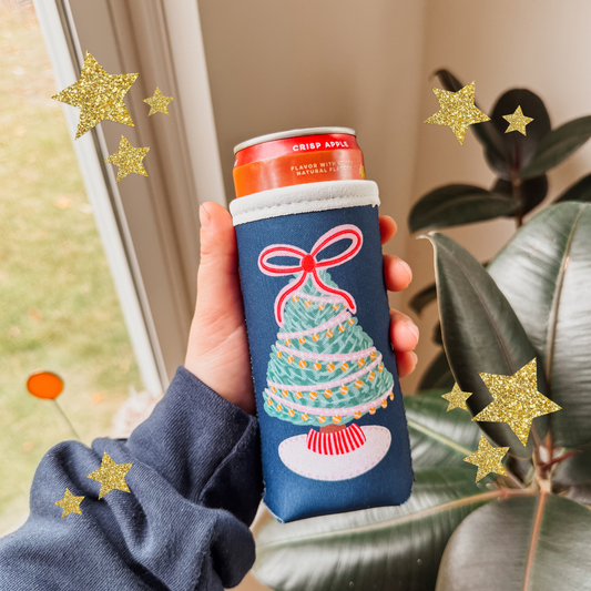 Christmas Tree Koozie
