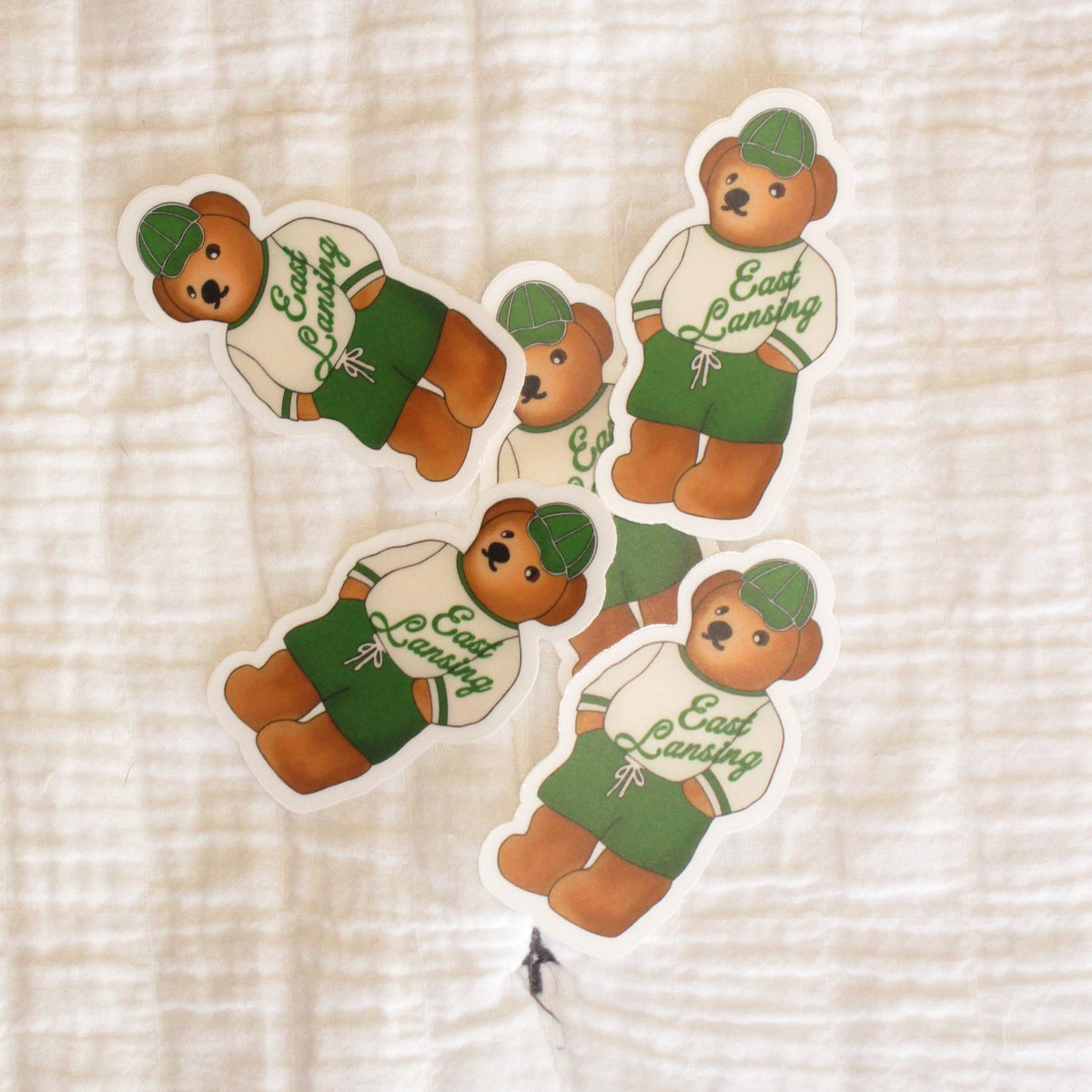 Teddy Stickers (MSU, UMich, Detroit)