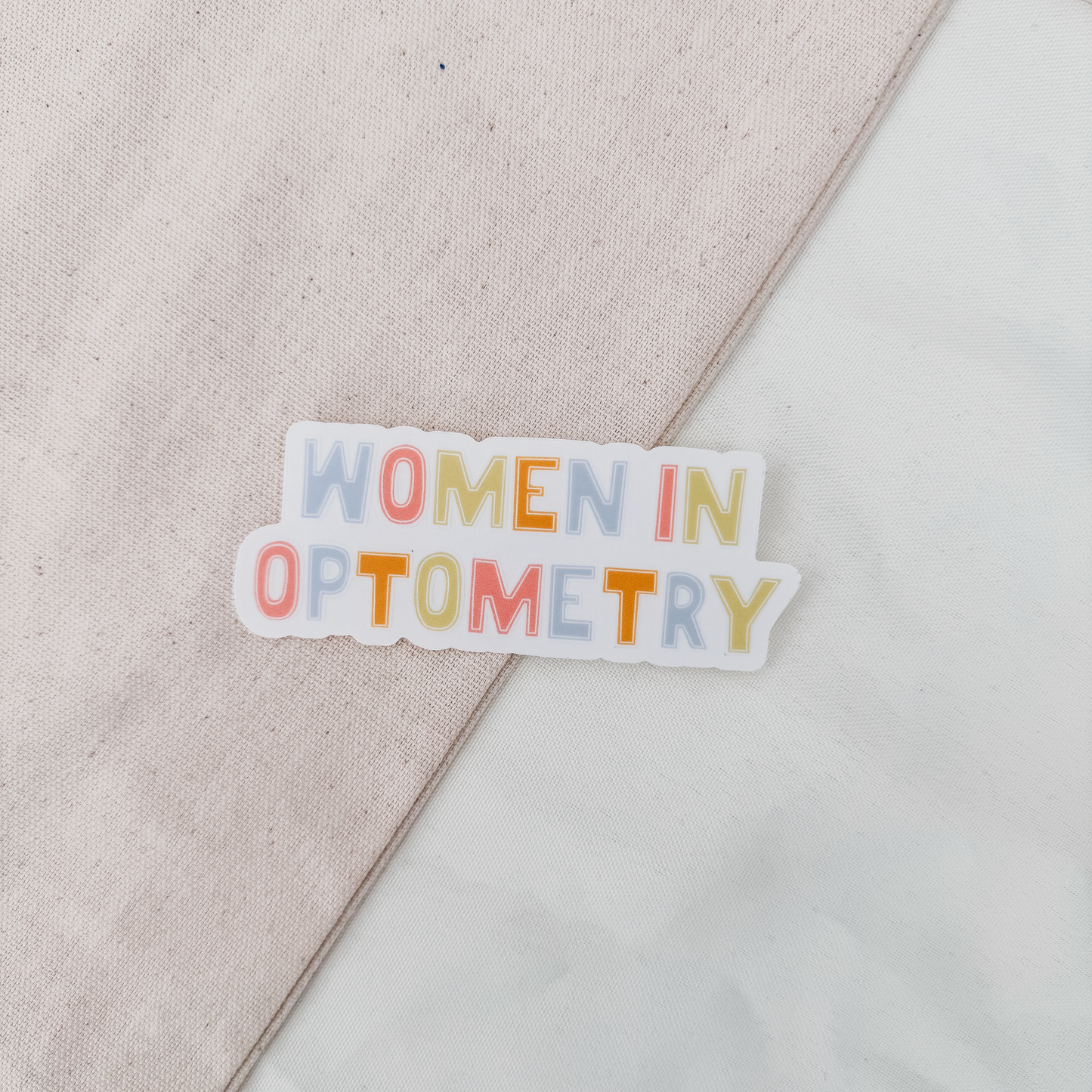 Women in Optometry (Clear Sticker)