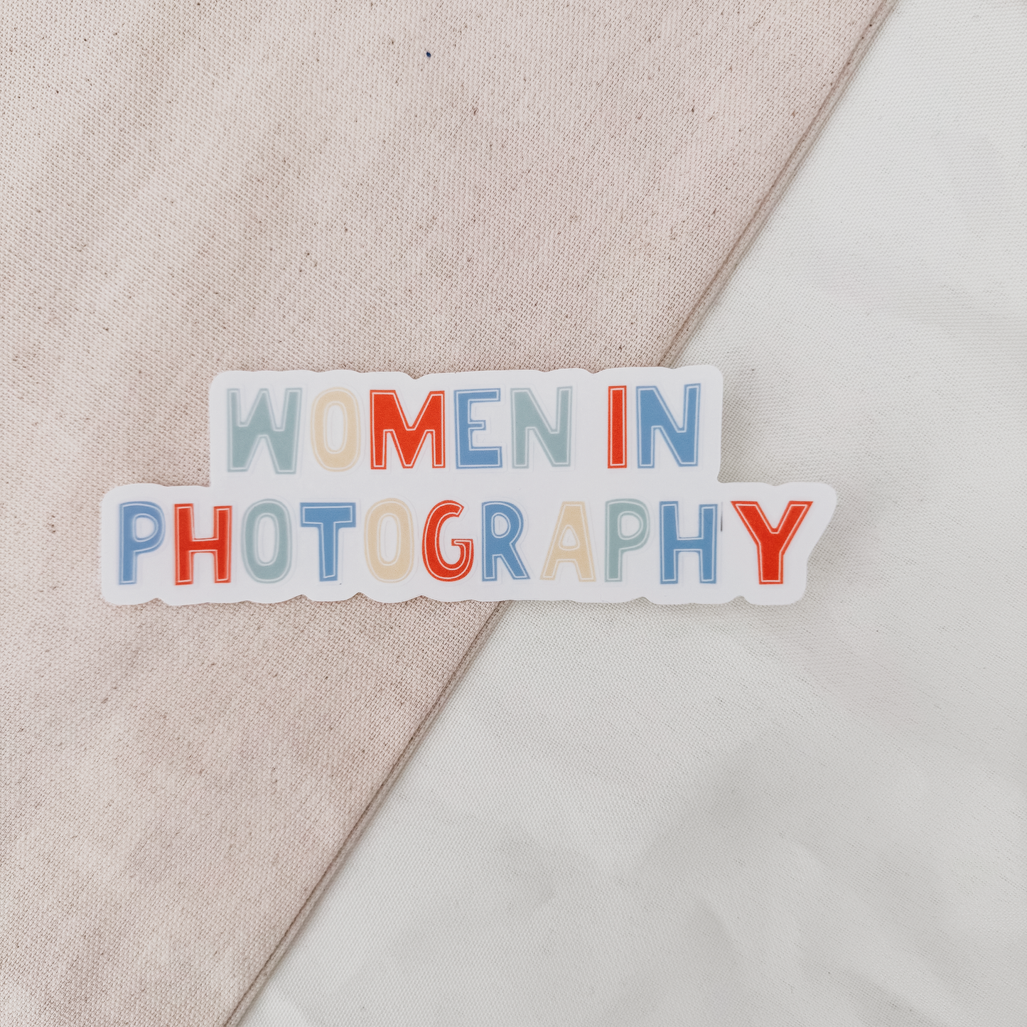 Women in Photography (Clear Sticker)