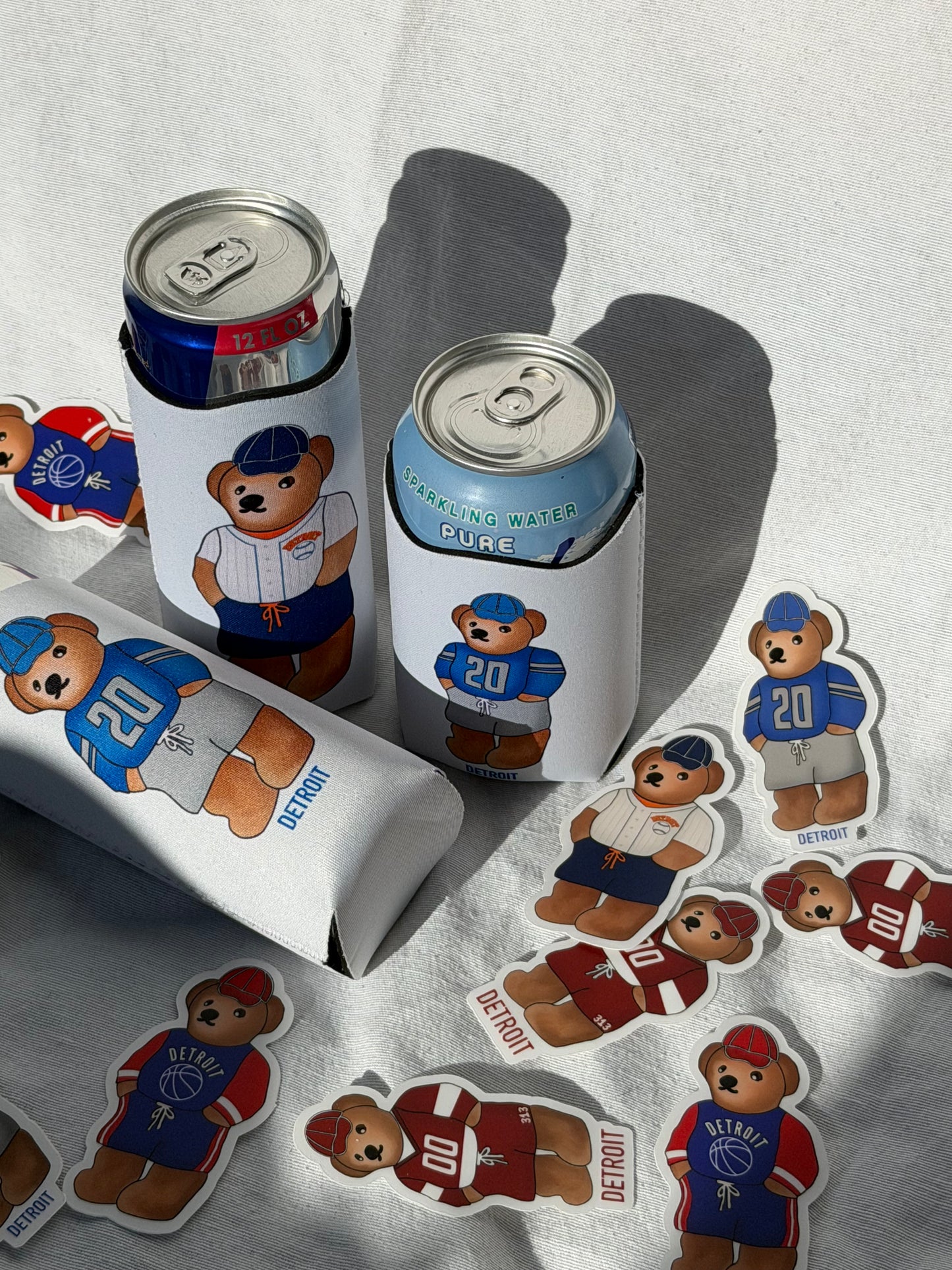 Detroit Tigers Teddy Sticker