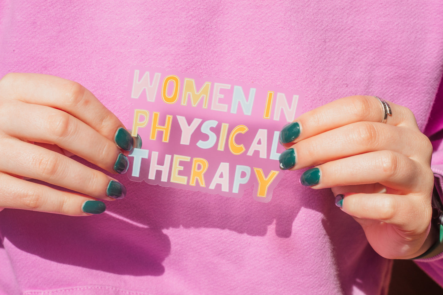 Women in Physical Therapy Sticker