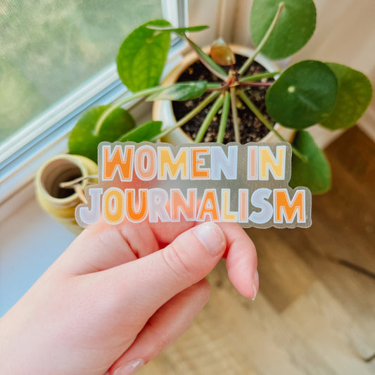 Women in Journalism Sticker