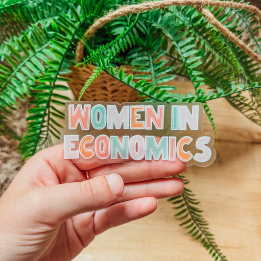 Women in Economics Sticker