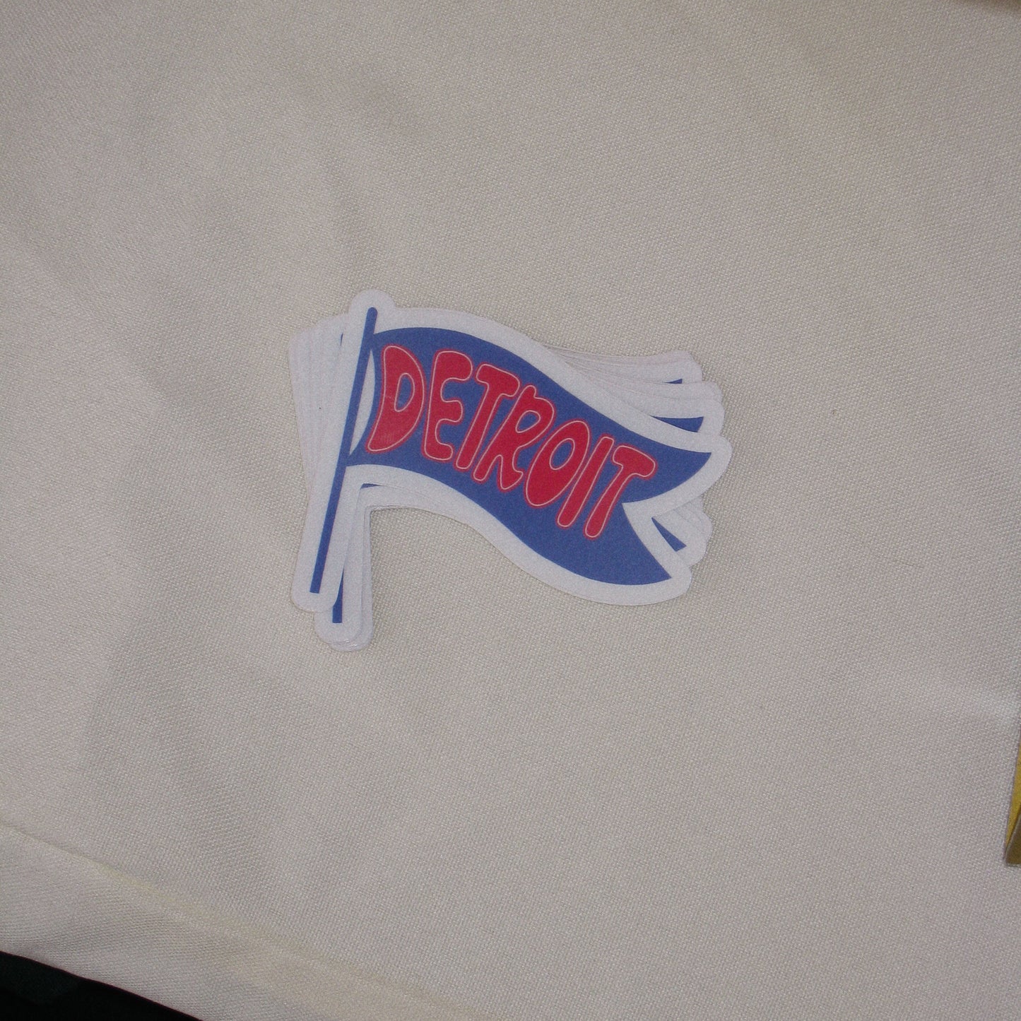 Detroit Sports Flag Sticker
