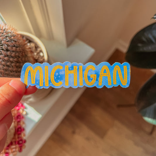 Mini Michigan Sticker