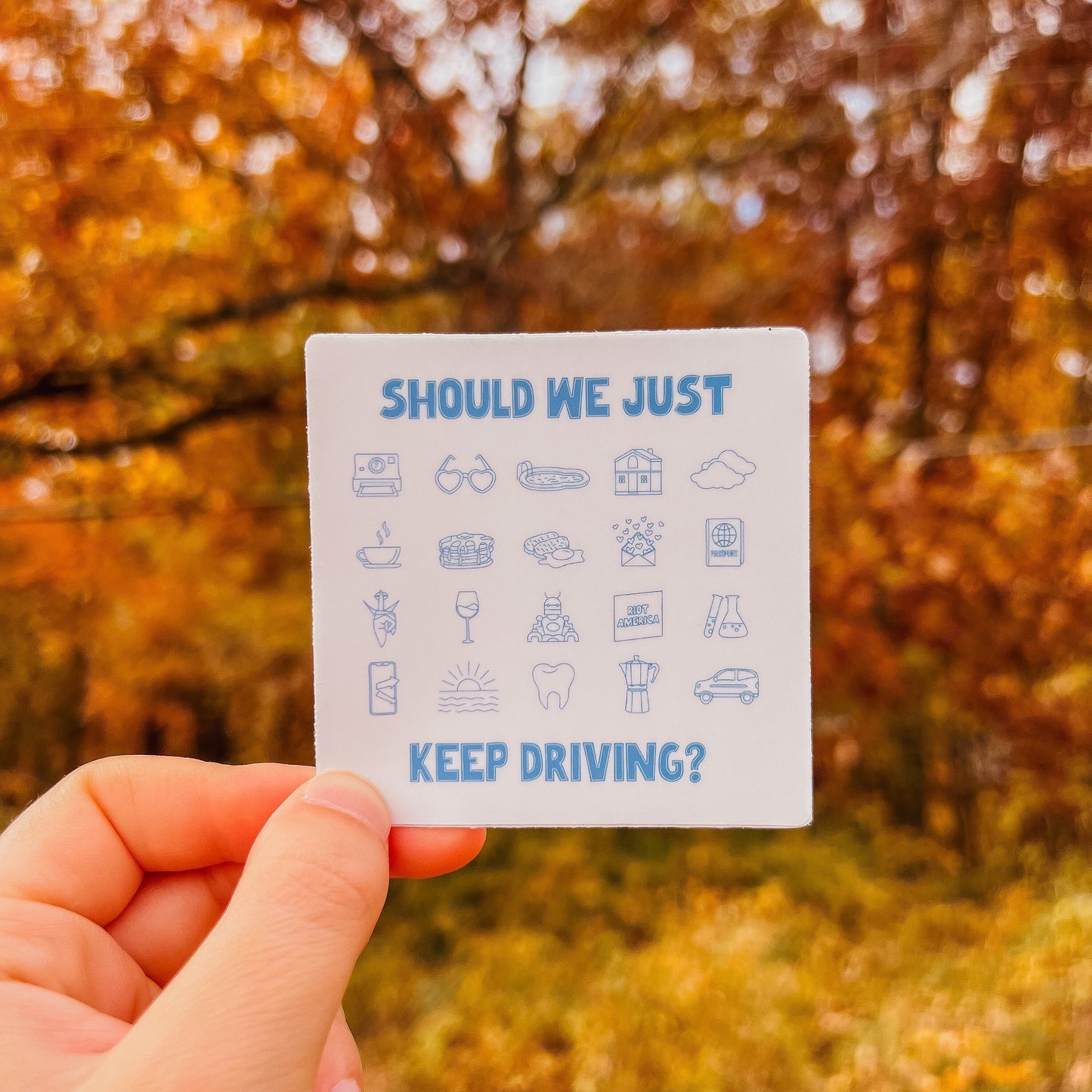 Keep Driving Sticker (Harry Styles Inspired)