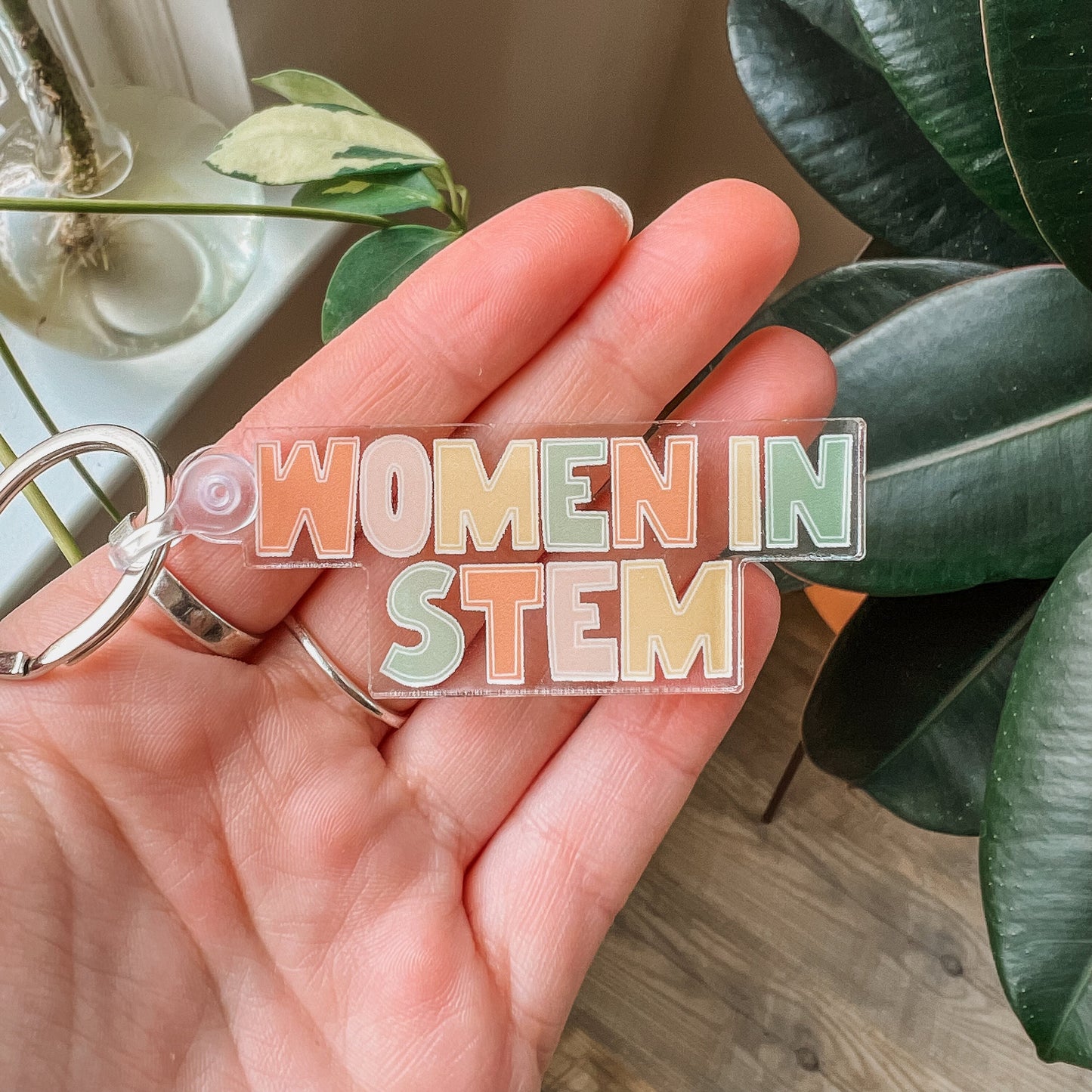 Women in STEM Keychain