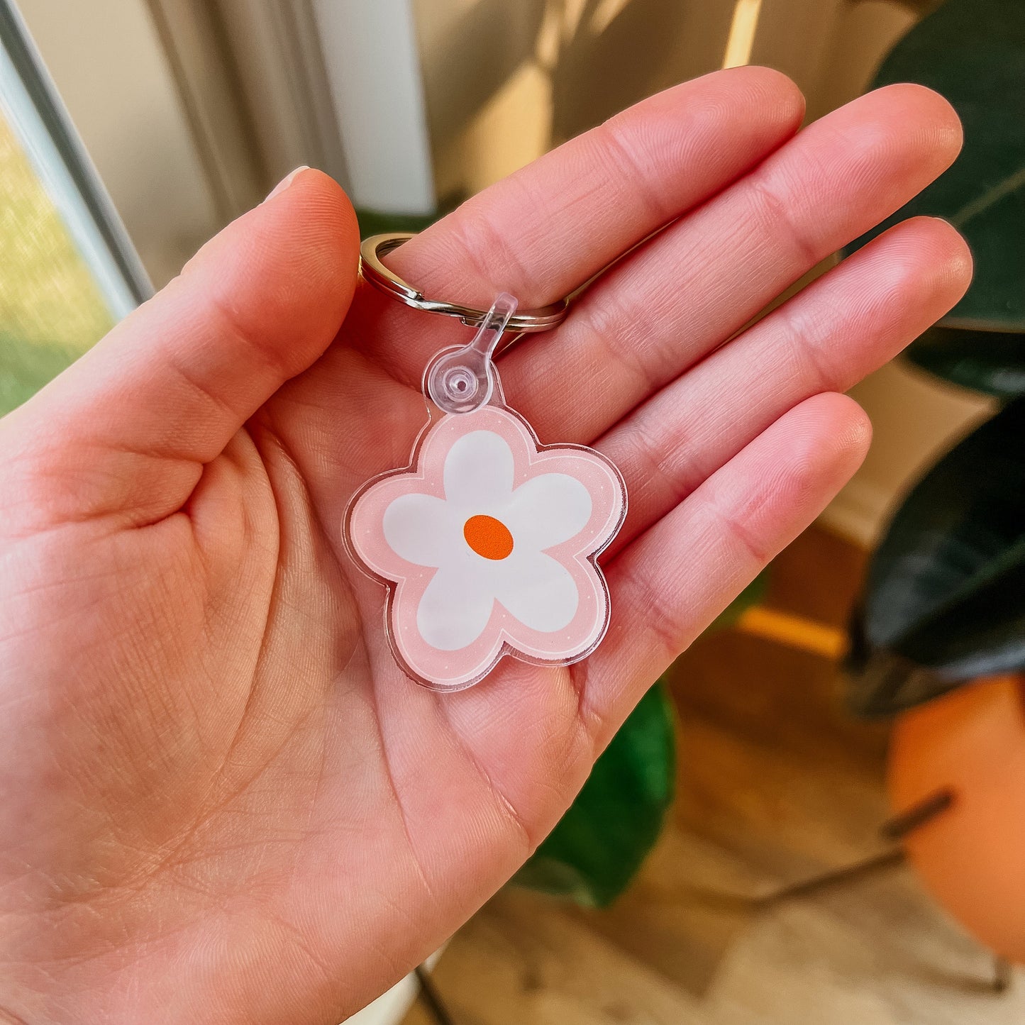 Daisy Keychain